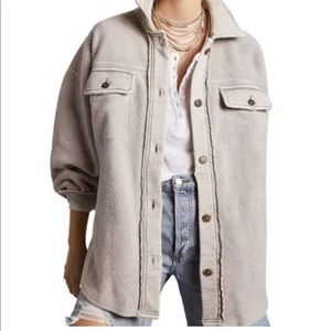 Free People Ruby Jacket | Stone | Size s